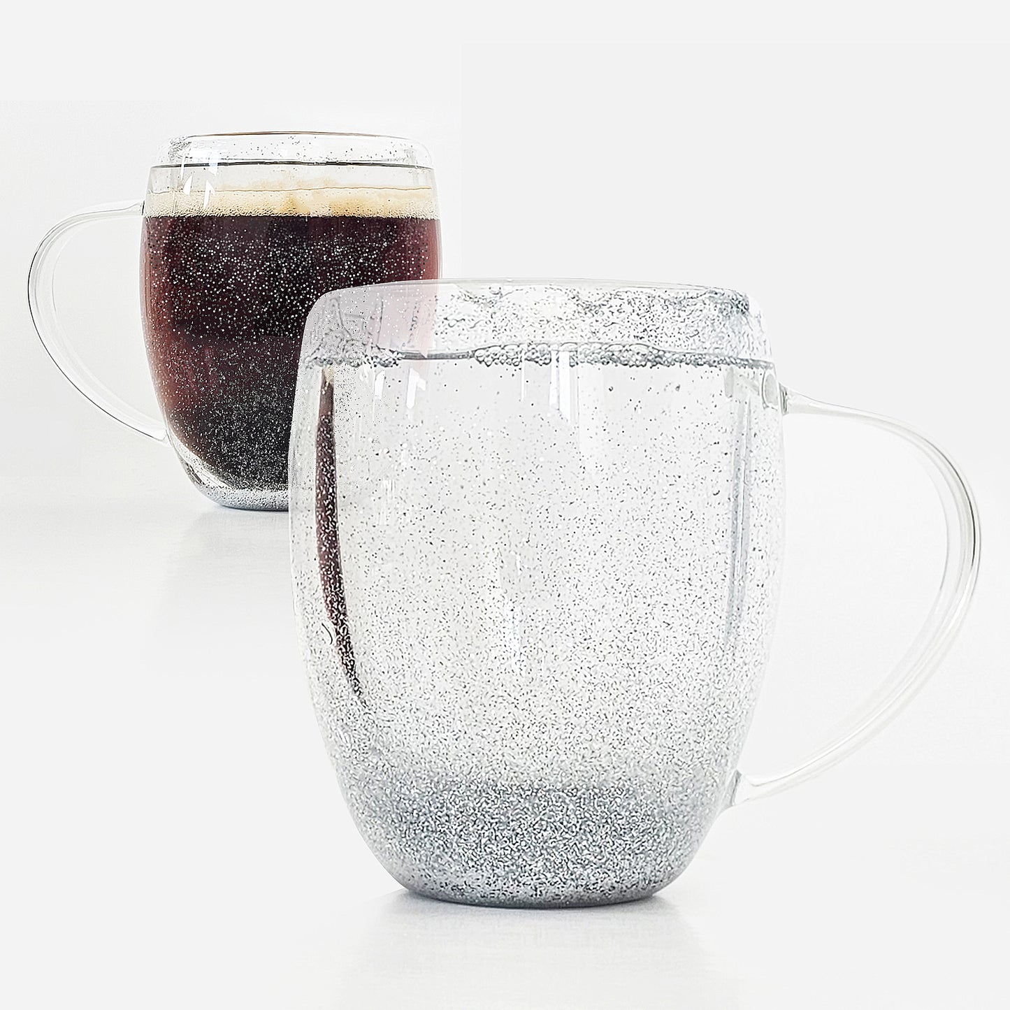 Double wall glass glliter